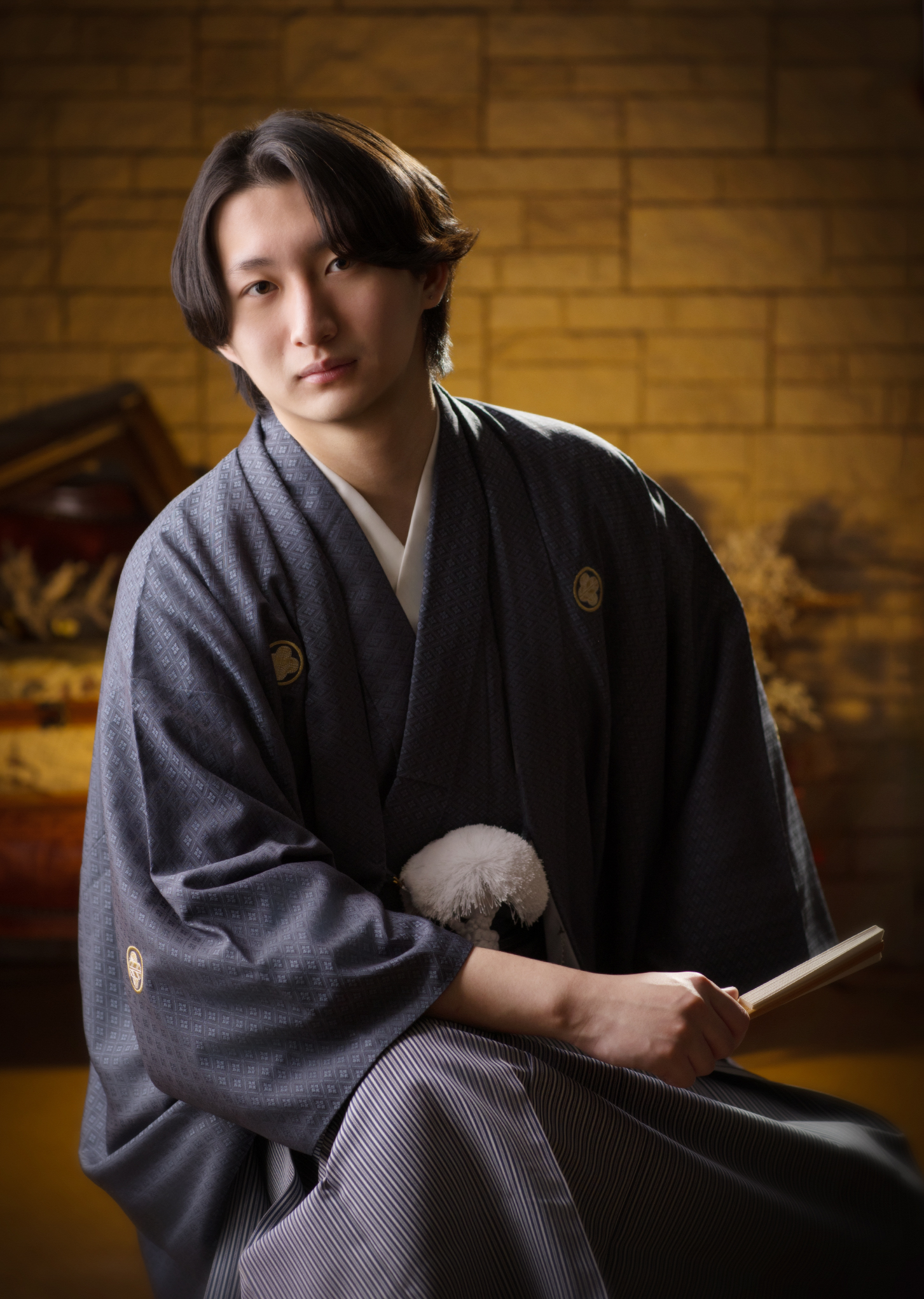 成人男子 撮影